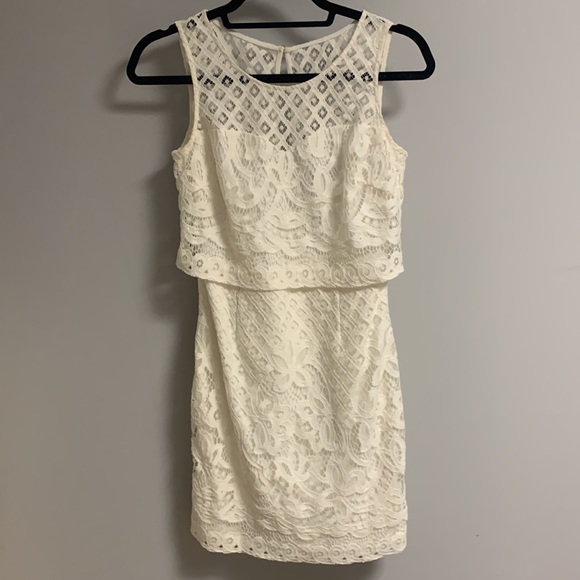 Guess Dresses & Skirts - Guess White Lace Mini Dress